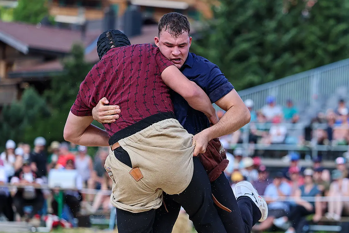 Schlussgang Oberländisches Schwingfest Gstaad